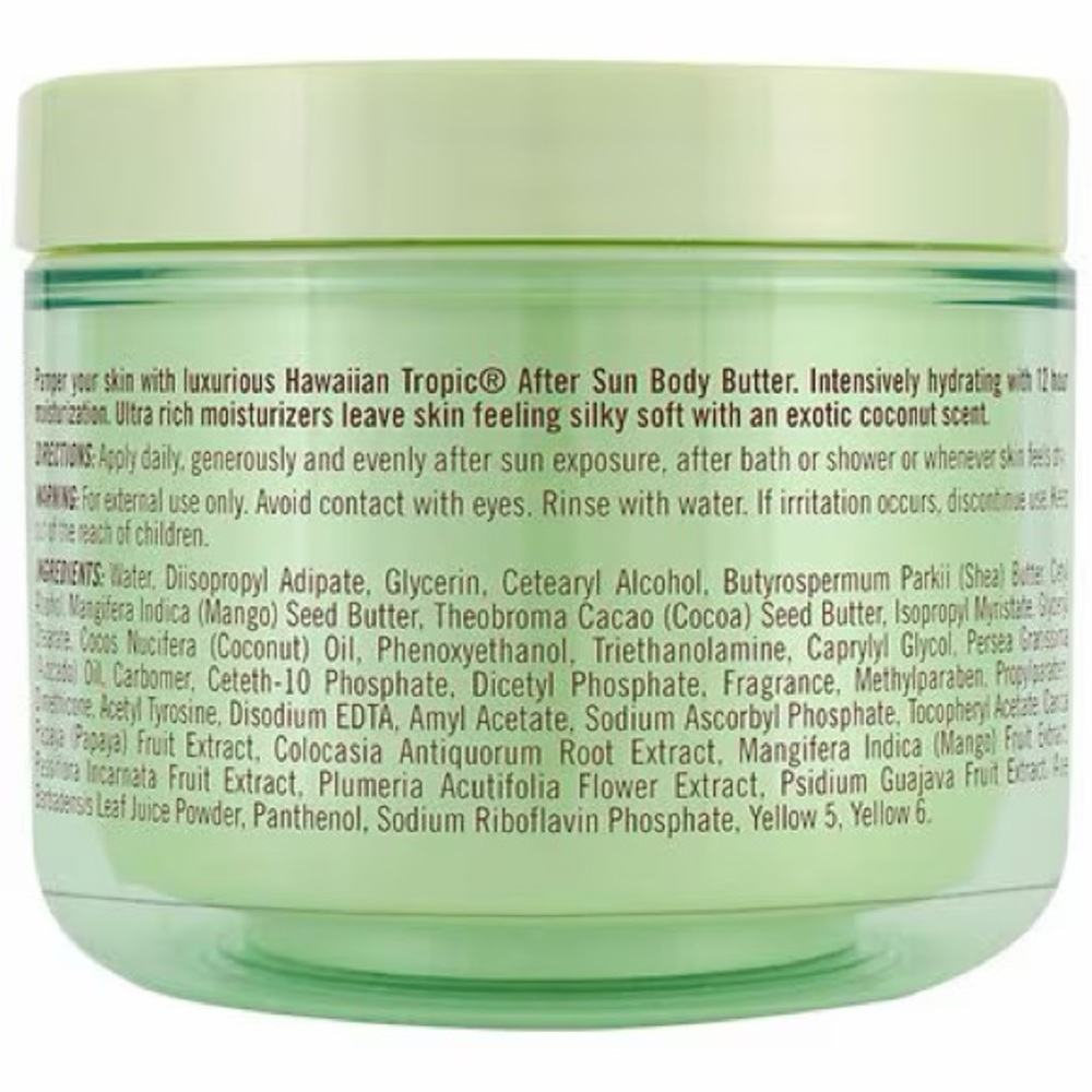 Hawaiian Tropic After Sun Body Butter Coconut 8oz Moisturizer Hydrating - Picture 2 of 5